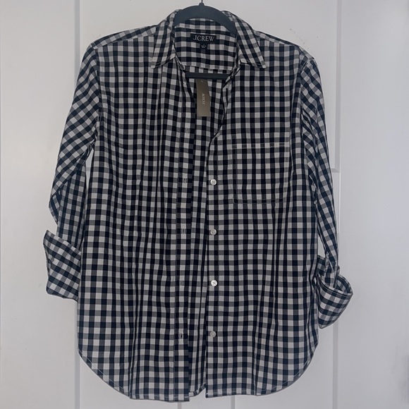 J. Crew Gingham Button Up - Picture 3 of 3